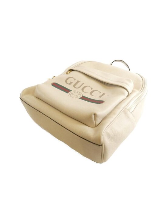 Gucci Print Backpack White main image 6